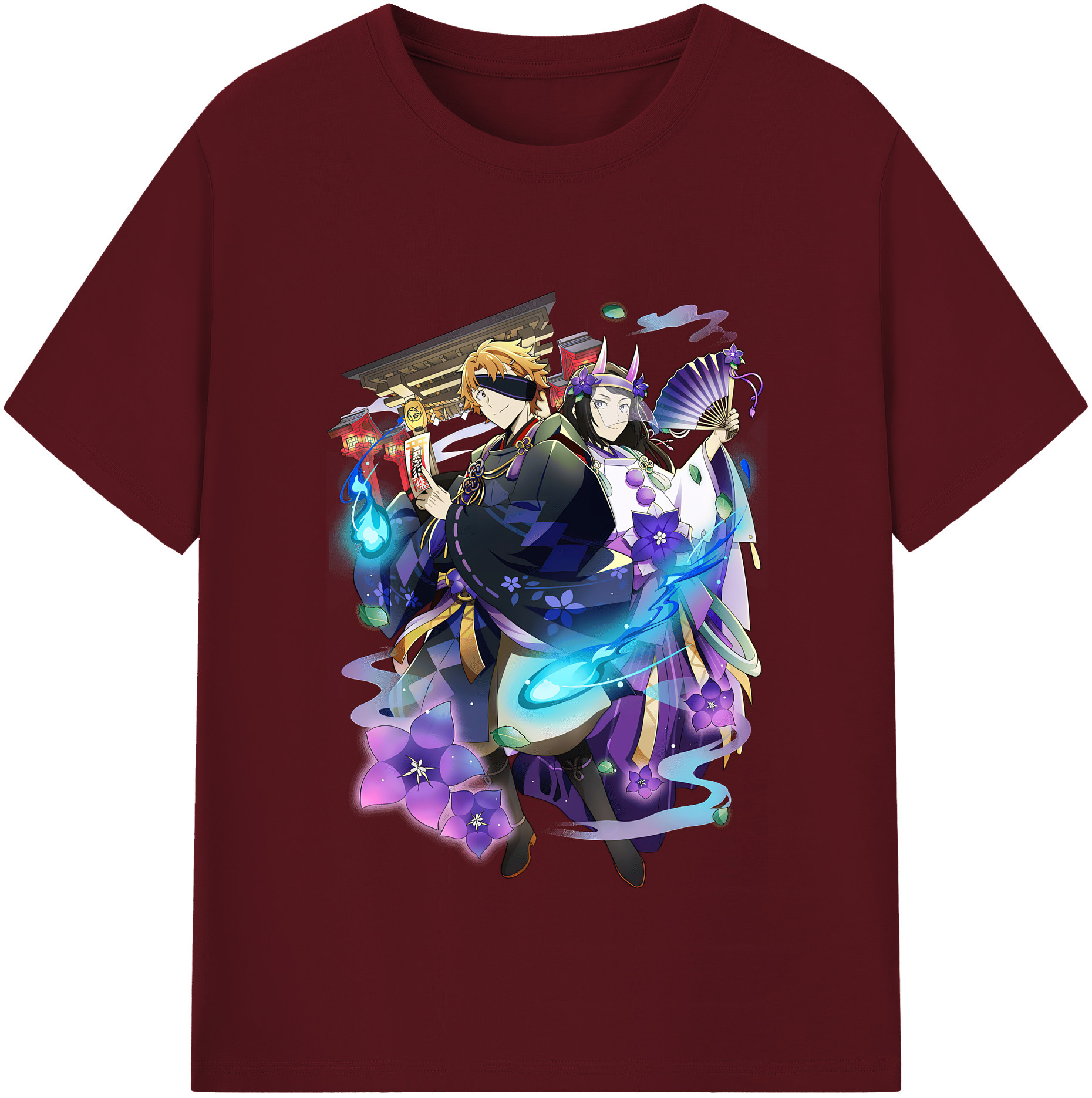 （画像用） 文豪ストレイドッグス Bungo Stray Dogs 綿100％半袖Tシャツ（フロントプリント）